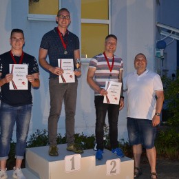 Siegerehrung des rotstahl Tischtennis Turniers