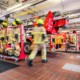 VELO Feuerwehrgarderobe im Gerätehaus der Feuerwehr Bremen