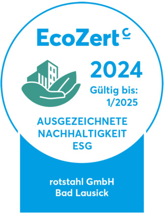 EcoZert-Nachhaltigkeits-Zertifikat_rotstahl GmbH